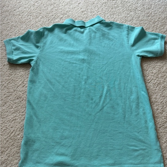 Calvin‎ Klein short sleeved polo  top size 14/16 (large) collar boys teal - Picture 5 of 6